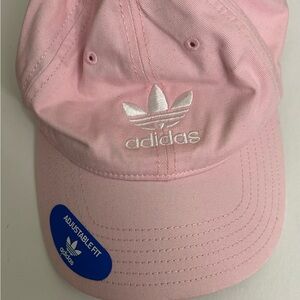 adidas Pink Baseball Cap with Gray Brim